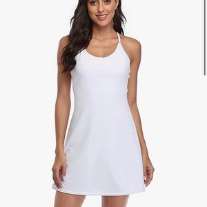 White exercise dress